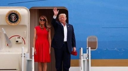 Меланья Трамп выступила с речью во Флориде Меланья Трамп выступила с речью во Флориде