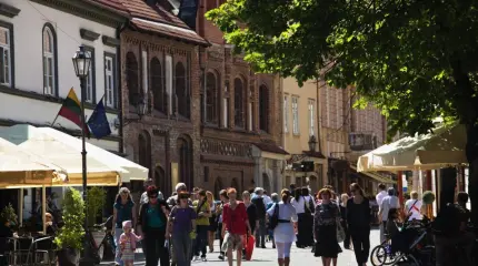 Число жителей Литвы растет за счет украинских беженцев Число жителей Литвы растет за счет украинских беженцев
