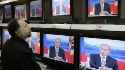 Путиномания: глава РФ приковал к экранам сотни тысяч латвийцев Путиномания: глава РФ приковал к экранам сотни тысяч латвийцев