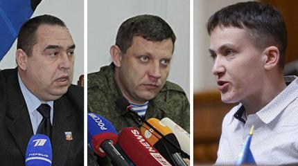Савченко поделилась впечатлениями от встречи с главами ЛНР и ДНР