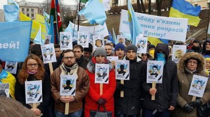 Киев: Марш вялых «деоккупантов» Крыма Киев: Марш вялых «деоккупантов» Крыма