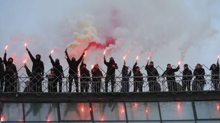 Националисты «Азова» подрались со сторонниками Михомайдана