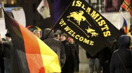 В Лейпциге марш PEGIDA закончился массовыми погромами