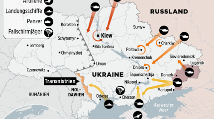 Как редакция газеты «Бильд» делала карту вторжения России на Украину Как редакция газеты «Бильд» делала карту вторжения России на Украину