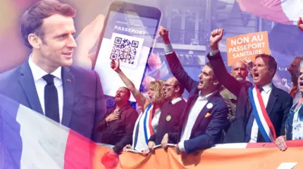 Протесты во Франции: нет санитарной диктатуре Протесты во Франции: нет санитарной диктатуре