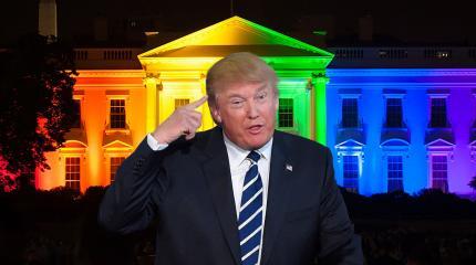 Не всё так радужно в Белом доме: Трамп добрался до секс-меньшинств Не всё так радужно в Белом доме: Трамп добрался до секс-меньшинств
