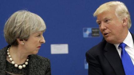 Трамп указал Мэй её место в этом мире Трамп указал Мэй её место в этом мире