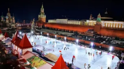 Немецкое ТВ шокировала красота рождественских празднований в Москве Немецкое ТВ шокировала красота рождественских празднований в Москве