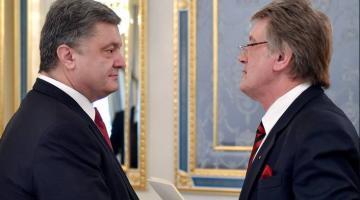 Ющенко опять заподозрил у Порошенко отсутствие ума