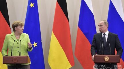 Встреча Путина и Меркель: что интересного сказали лидеры двух стран Встреча Путина и Меркель: что интересного сказали лидеры двух стран