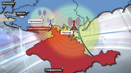 Украинское «вторжение» в Крым началось Украинское «вторжение» в Крым началось