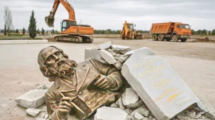 Украинство заразно: Азербайджан снёс памятник художнику Айвазовскому Украинство заразно: Азербайджан снёс памятник художнику Айвазовскому