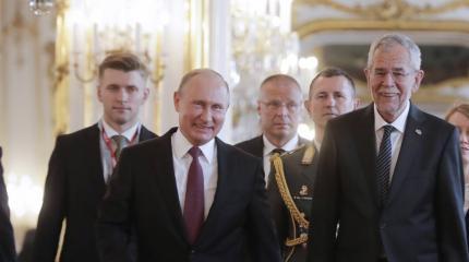 "Визит сильного мужчины": что СМИ Австрии написали о поездке Путина в Вену