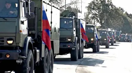 Западные пользователи сравнили российский конвой в Италии с войной в Сирии Западные пользователи сравнили российский конвой в Италии с войной в Сирии