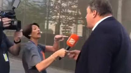Журналистка «Рустави 2» неадекватно отреагировала на слова депутата Толстого Журналистка «Рустави 2» неадекватно отреагировала на слова депутата Толстого