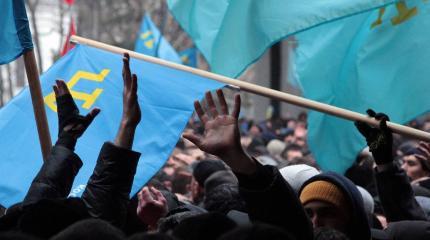 Украинское село на границе с Крымом взбунтовалось против меджлиса