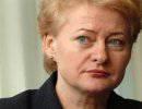 Грибаускайте: Соглашение с ЕС будет сорвано без решения вопроса Тимошенко