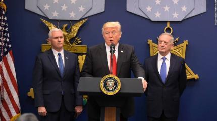 Трамп примет решение о военном ударе по Сирии в течение 24-48 часов Трамп примет решение о военном ударе по Сирии в течение 24-48 часов