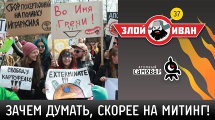 Злой Иван: Зачем думать, скорее на митинг!