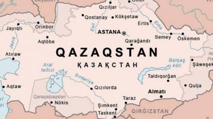 В Казахстане опубликовали карту с Оренбургом и Омском в составе республики