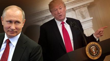 Владимир Путин и Дональд Трамп разыграли Джи6 в «стеночку» Владимир Путин и Дональд Трамп разыграли Джи6 в «стеночку»