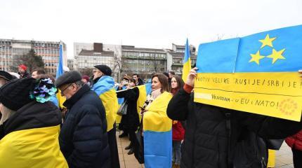 В сербском Нови Саде вновь устроили митинг «против великой России и Сербии»