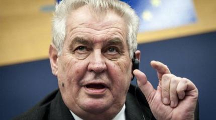 Милош Земан против вступления Чехии в зону евро Милош Земан против вступления Чехии в зону евро