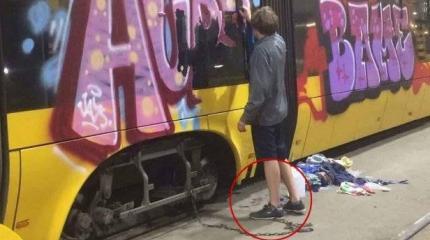 В Варшаве поймали вандала из Украины В Варшаве поймали вандала из Украины
