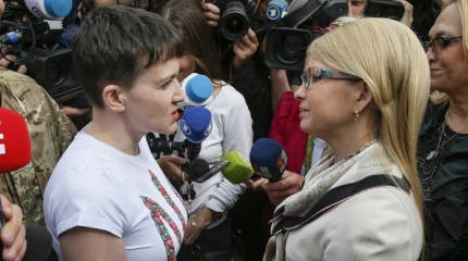 «Спелись»: Савченко и Тимошенко провели два часа наедине «Спелись»: Савченко и Тимошенко провели два часа наедине
