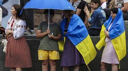 Годовщину независимости юго-восток Украины встретил, спрятав глаза Годовщину независимости юго-восток Украины встретил, спрятав глаза