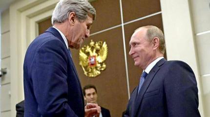 Керри передал Путину привет от Обамы Керри передал Путину привет от Обамы