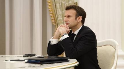 Визит Макрона в Москву в большей степени выглядит предвыборным шагом Визит Макрона в Москву в большей степени выглядит предвыборным шагом