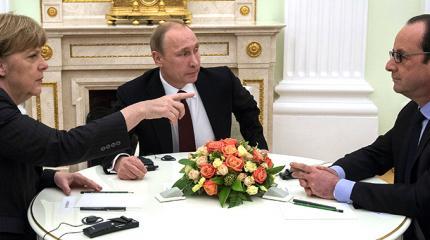 Эхо диверсий: Путин, Меркель и Олланд думают, как приструнить Киев Эхо диверсий: Путин, Меркель и Олланд думают, как приструнить Киев