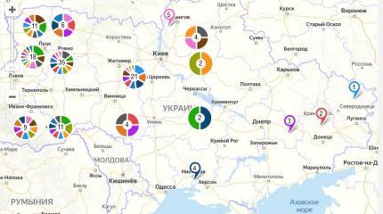 Опубликована карта захватов храмов УПЦ МП на Украине Опубликована карта захватов храмов УПЦ МП на Украине