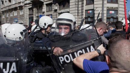 Волна протестов будоражит Балканы в пользу России Волна протестов будоражит Балканы в пользу России