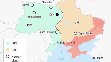 Крах за несколько недель. Представлена карта распада Украины