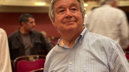 Сиротский визит генсека Гуттериша в Одессу Сиротский визит генсека Гуттериша в Одессу