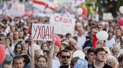 Протесты в Белоруссии не стихают, но не переходят в Майдан Протесты в Белоруссии не стихают, но не переходят в Майдан