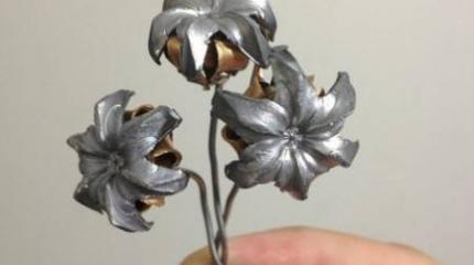 Свинцовый букет на крышку гроба Гаагской мирной конференции