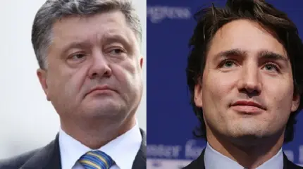 Облажался! Увидев Порошенко, премьер Канады не захотел выходить из авто Облажался! Увидев Порошенко, премьер Канады не захотел выходить из авто