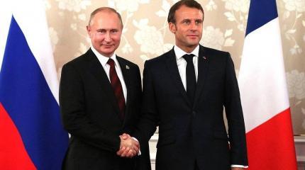 Макрон ждет встречи с Путиным в «нормандском формате» Макрон ждет встречи с Путиным в «нормандском формате»