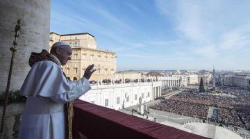 Папа Римский в рождественском послании говорил об "Исламском государстве"
