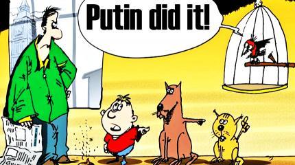«Русские украли мои носки»: в Сети глумят желание политиков винить Россию «Русские украли мои носки»: в Сети глумят желание политиков винить Россию