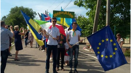 По украинским селам прокатился фестиваль Единения с Европой По украинским селам прокатился фестиваль Единения с Европой