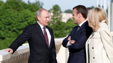 Психологический ход Путина: президент мастерски провел встречу с Макроном Психологический ход Путина: президент мастерски провел встречу с Макроном