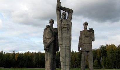 Саласпилс. Памятник жертвам нечеловеческой жестокости