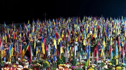 Счёт погибших на Украине идёт на миллионы: кладбища за год выросли на 80%