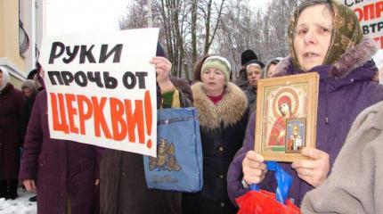 Захваты храмов как лейтмотив президентской кампании Порошенко
