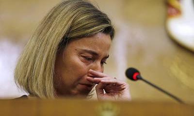 Почему Вы расплакались, госпожа Могерини?