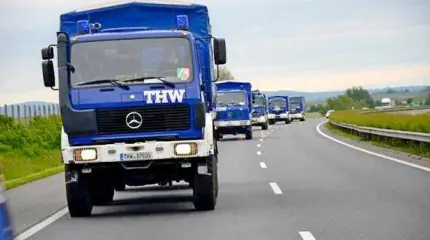 Немецкая колонна с гуманитарной помощью для Донбасса пересекла украинскую границу Немецкая колонна с гуманитарной помощью для Донбасса пересекла украинскую границу